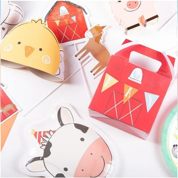 Birthday Party Farm theme bundle NWT